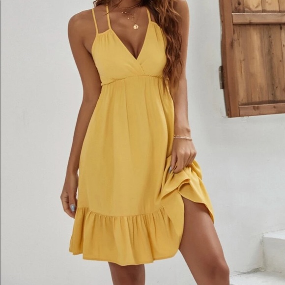 Boho ruffle hem dress - Picture 5 of 8